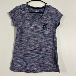 Beverly Hills Polo Club Women's V-Neck T-Shirt Multicolor Size M